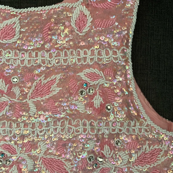 Beautiful pink sparkly statement top - Picture 6 of 13